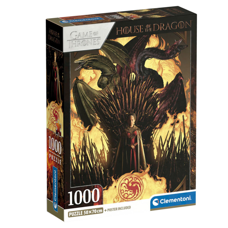 Puzzle La Casa del Dragon 1000pzs